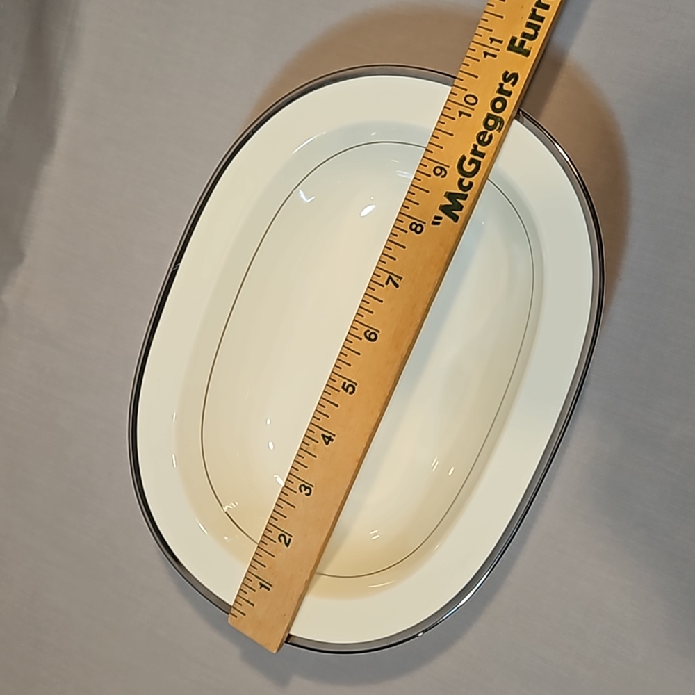 Noritake Paris 9727 10 3/8" Oval Vegetable Bowl, Bone China new - Picture 6 of 7
